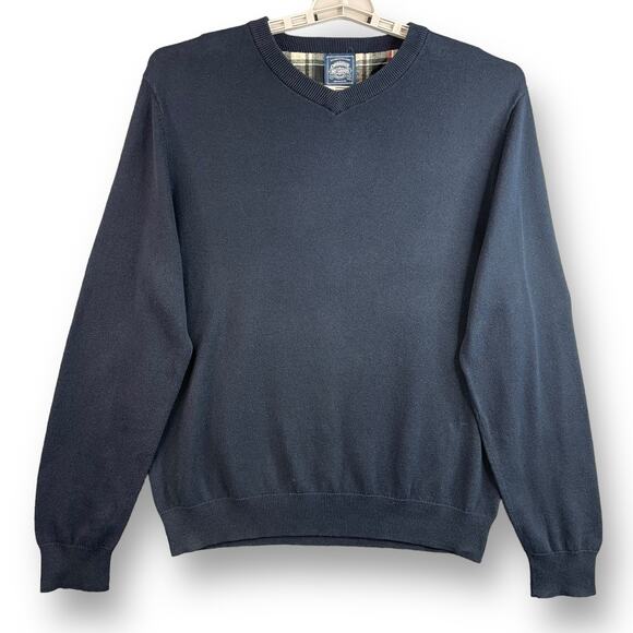 Cambridge Dry Goods Mens Pullover Sweater V Neck Pullover Size Large - Picture 1 of 8